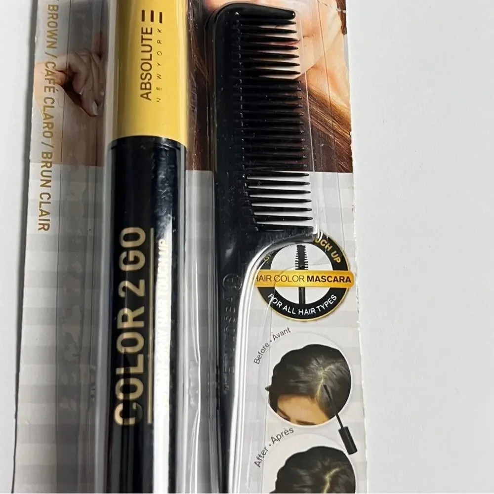 Absolute NewYork Color 2 Go Hair Color Mascara Instant Great Hair Touch Up